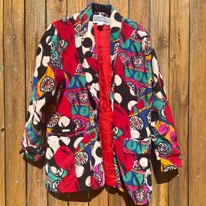 Funky silk jacket | Pat Argenti | Vintage